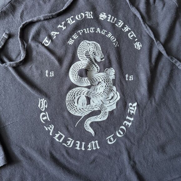 Official Women's Taylor Swift Hoodie Snake Reputation Stadium Tour SIZE XL - Picture 5 of 8